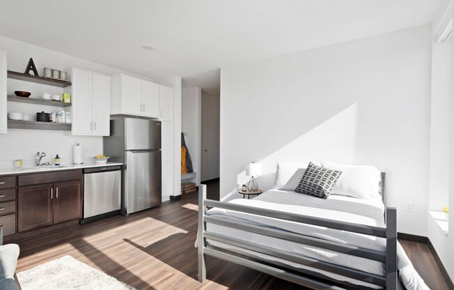 Studio, 1 bath, 439 sqft, $1,095, Unit 501