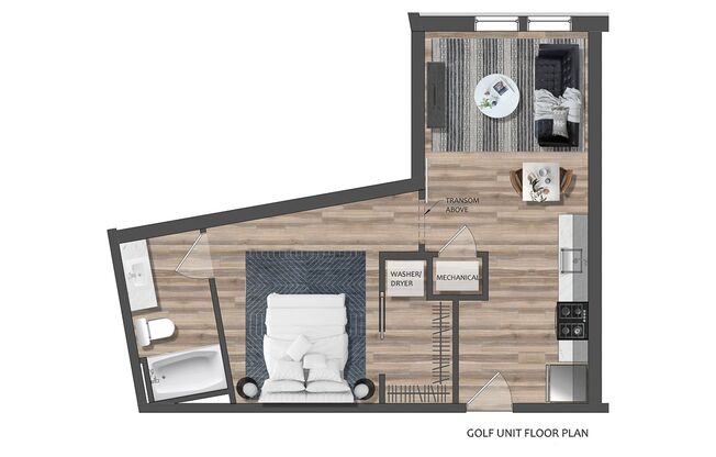 Studio, 1 bath, $1,146, Unit 1050 N 4th St. Apt. 404