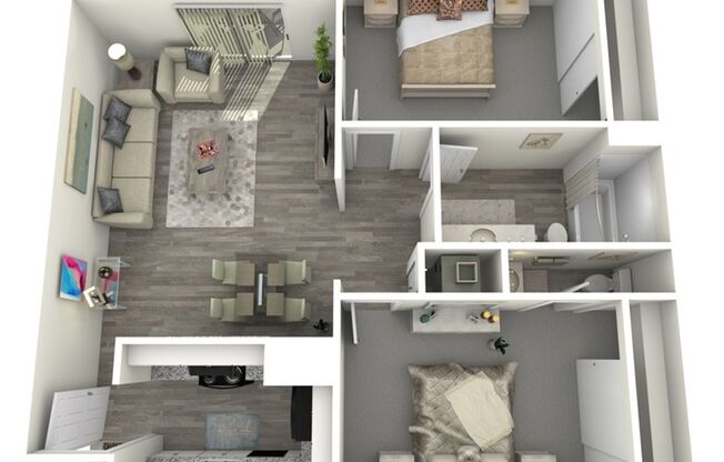 2 beds, 1.5 baths, 850 sqft, $1,199, Unit G242