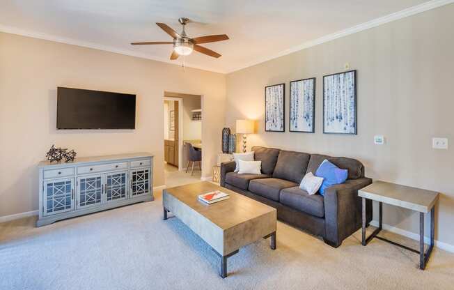 Crown molding in select units - The Crossings at Alexander Place