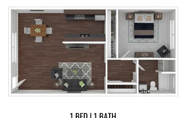1 bed, 1 bath, 830 sqft, $2,150, Unit C34