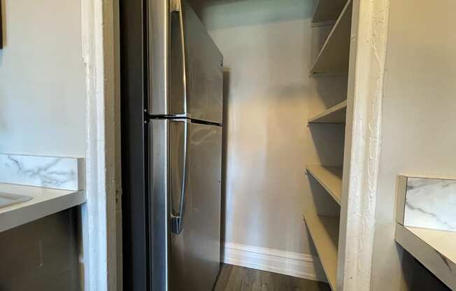 Additional Shelving in Kitchen at 1033 W Loyola, Chicago, 60626