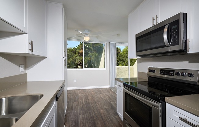 Two bedroom dining and kitchen