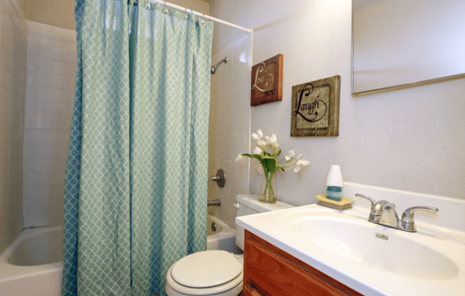 Bathroom at Waters Mark Apartment Homes, Gulfport
