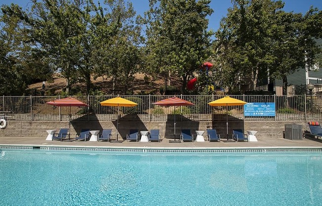 Extensive Resort Inspired Pool Deck at Waterscape, Fairfield, CA, 94533