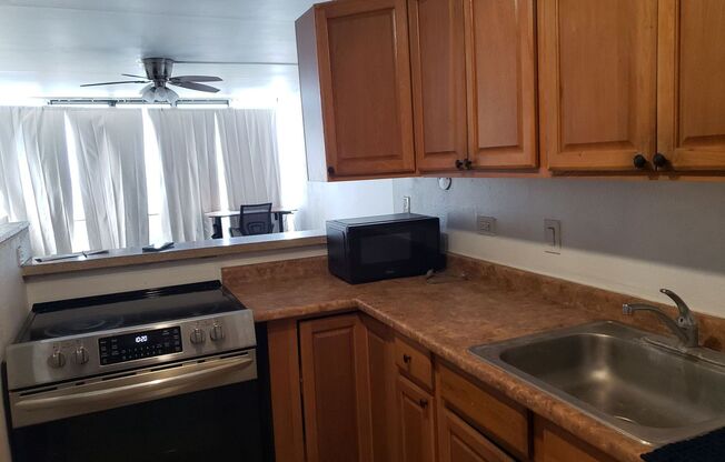 1 bd. 1 ba. Harbor Lights Unit - Partly Furnished with Ocean view