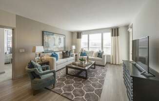 spacious living room at Malbec at Vallagio