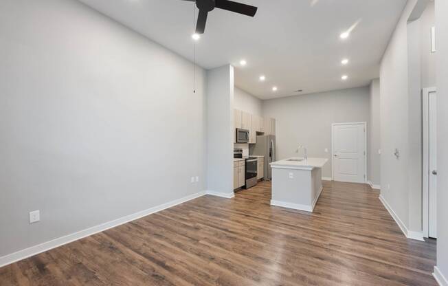 Room with wooden flooring at AxisOne, Stuart, Florida