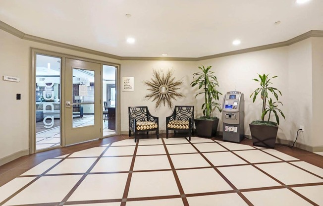 Lobby at Apex Mission Valley, San Diego, California