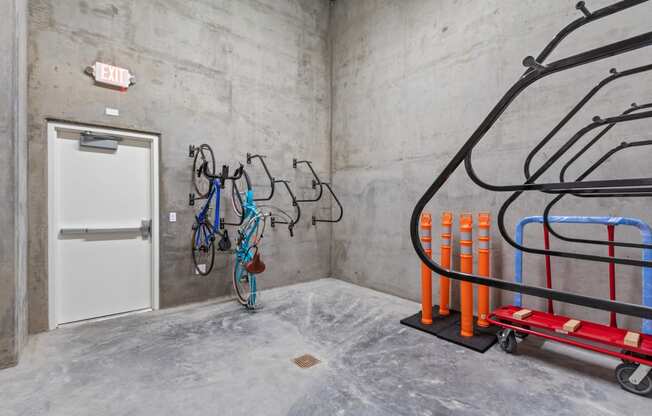 The Warren Apartments Bike Storage Room