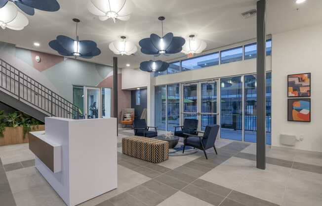 Leasing Office Interior at Cabana Bridges Apartments in Tucson Arizona