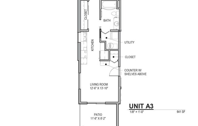 1 bed, 1 bath, 641 sqft, $1,959, Unit 301 [Furnished]