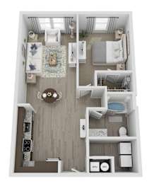 1 bed, 1 bath, 816 sqft, $1,834