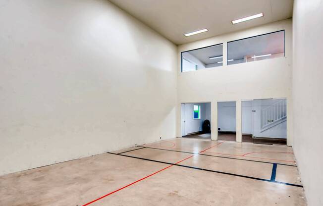 The Community Racquetball Court at Morningtree Park Apartments