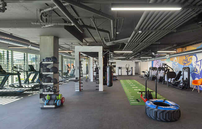 7,000 sq ft fitnes s center at The Q Variel, Woodland Hills, CA, 91367