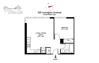 1 bed, 1 bath, 643 sqft, $6,000, Unit 20A