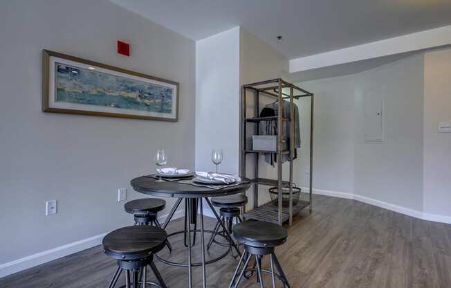 Defined Dining Space  at Carisbrooke at Manchester Apartments, Manchester, New Hampshire