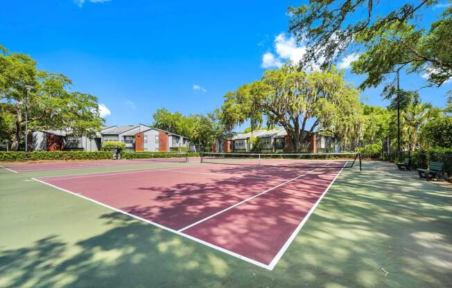 Tennis court at Timberlake