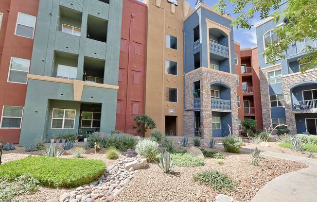 Highly upgraded 2-bedroom condo in the desirable Manhattan Condos Guard Gated Community!