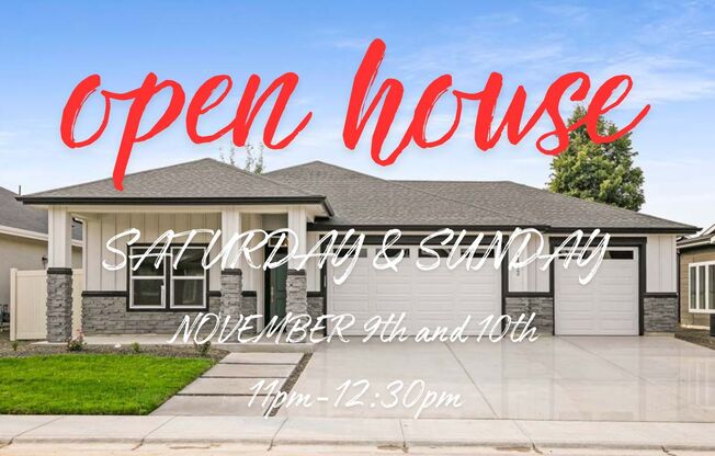 OPEN HOUSE THIS WEEKEND!! Stunning Home Cazador Community in Kuna!