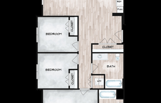 3 beds, 2 baths, 1,169 sqft, $2,369