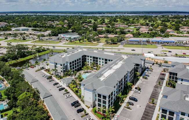 Aerial View of Building at AxisOne, Stuart, Florida