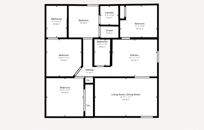 4Bed/2Bath House at McDowell Rd/32nd St! Ready for Immediate Move-In! – NO HOA!