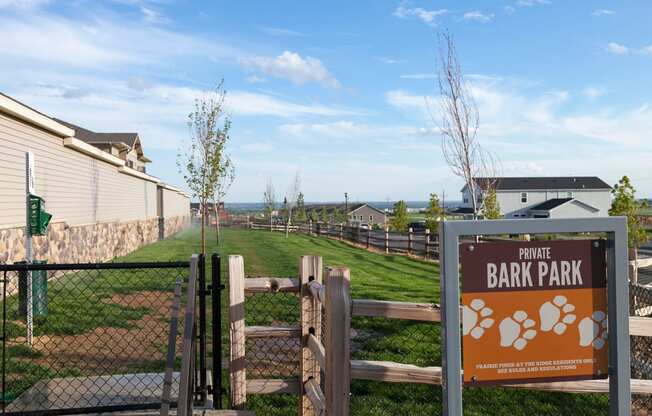 Prairie Pines at the Ridge Dog Park Exterior Apartments for Rent in Williston, ND