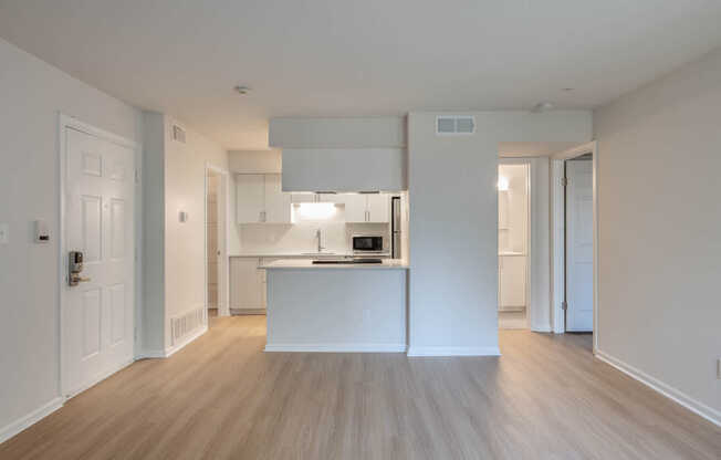 Living Room with Hard Surface Flooring