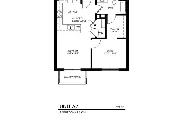 1 bed, 1 bath, 679 sqft, $1,617, Unit 408