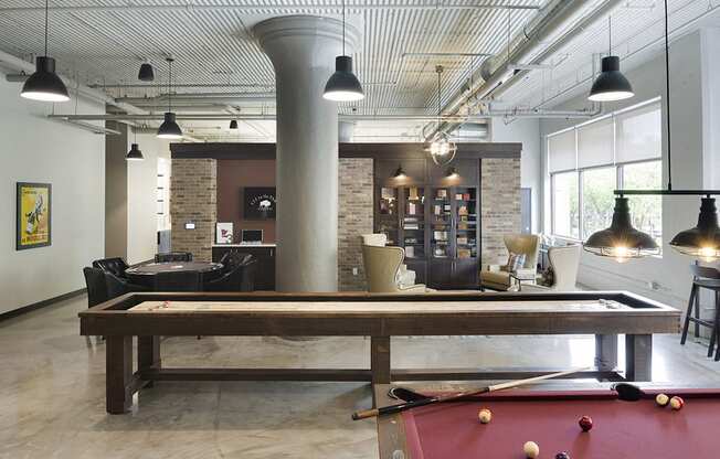 Community Room with Gaming Tables