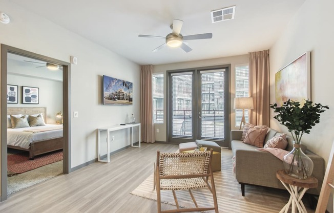 Open living space at Centra Midtown Apartments