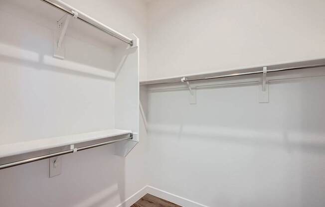 Walk-In Closets With Built-In Shelving at Hampton Meridian, Arizona