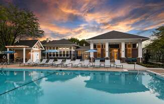 Pool Deck at Fieldpointe Apartments in Frederick, MD