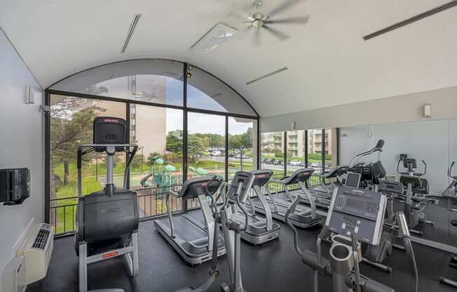 Cardio Equipment at Seven Springs Apartments, Maryland