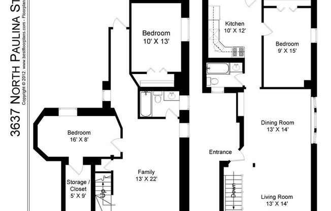 3 beds, 2 baths, 1,960 sqft, $3,950, Unit 3637-1