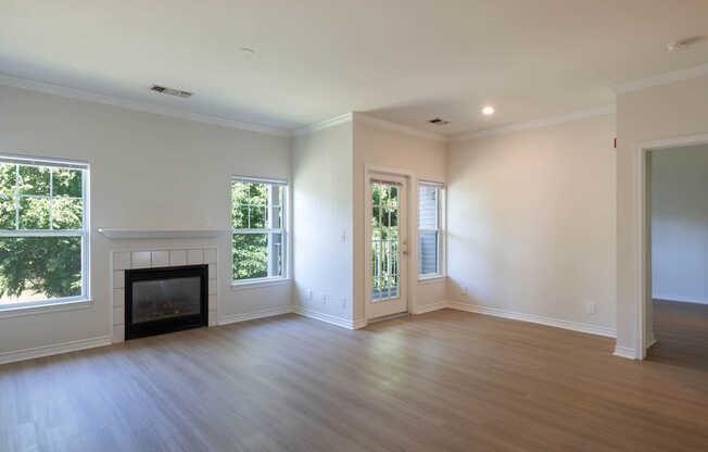 Living Room with Hard Surface Flooring