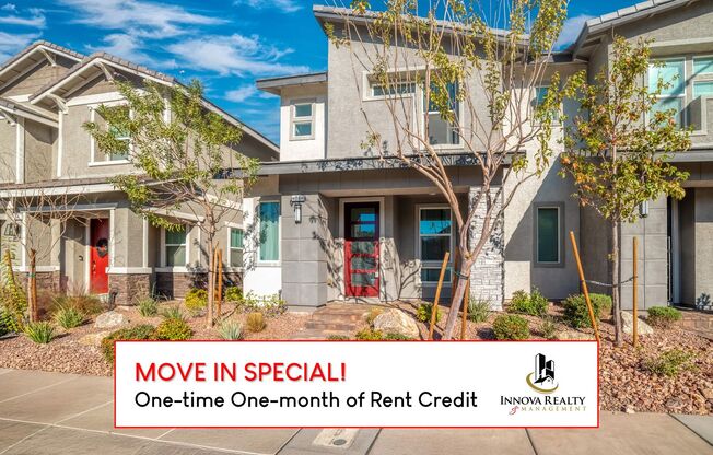 MOVE-IN SPECIAL!!! STUNNING 3-BEDROOM TOWNHOME IN CANDENCE - HENDERSON!