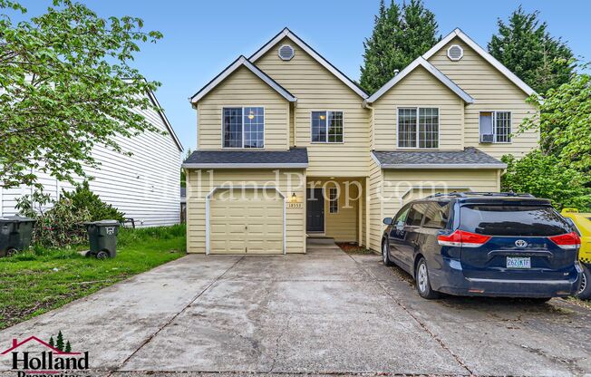 ** NEW PRICE ** - Cozy Comfort in Beaverton – 3-Bed, 2.5-Bath Home with Private Yard & Fireplace