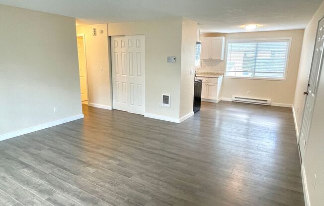 Newly renovated 2 bedroom condo with off-street parking