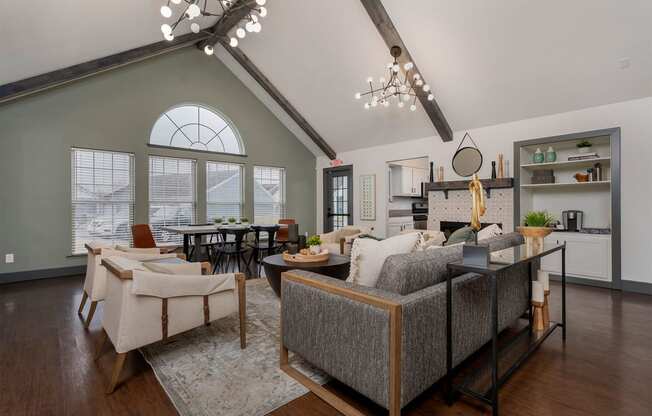 apartment club house lounge