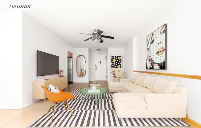 Studio, 1 bath, 470 sqft, $3,300, Unit 8A