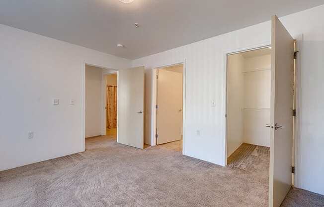 View of unfurnished Master bedroom at FOREST CREEK APARTMENTS, Spokane, 99208