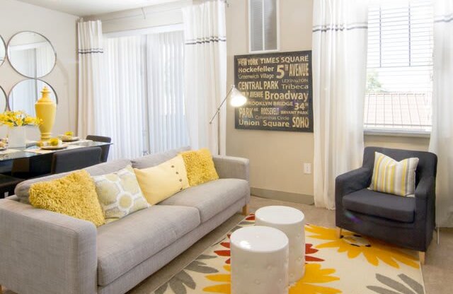 Modern Living Room at San Marino Apartments, South Jordan, Utah