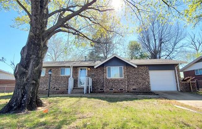 Adorable 3 bedroom, 1 & 1/2 bath home located in an established, desirable Sand Springs neighborhood.