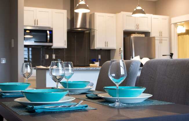 Gourmet kitchen at Heritage Place Apartments in Grand Rapids, MI