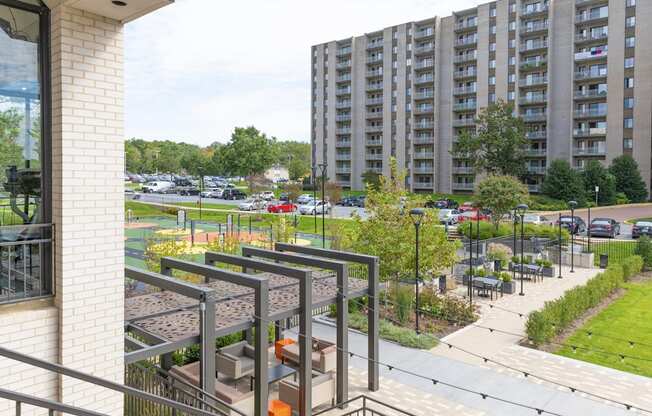 View From Balcony at Seven Springs Apartments, College Park