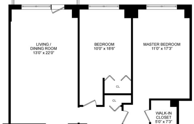 2 beds, 2 baths, 1,100 sqft, $8,500, Unit W5G