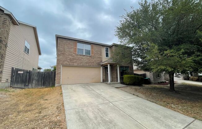 LOTS OF SQUARE FOOTAGE IN THIS 4 BEDROOM HOME FEATURING OVER 3,000 SQUARE FEET & AN ISLAND KITCHEN*NICE OPEN FLOOR PLAN*CENTRAL HVAC*STOVE/RANGE & DISHWASHER INCLUDED*COVERED PATIO*EASY ACCESS TO LACKLAND AFB, SHOPPING, SEA WORLD, FIESTA TEXAS, LA CANTERA
