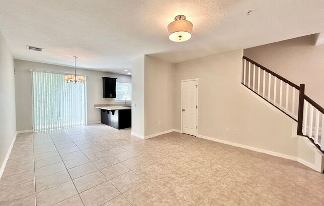 Stylish 3/2.5 Townhome with Open Floor Plan, Garage & Patio in Gated Community